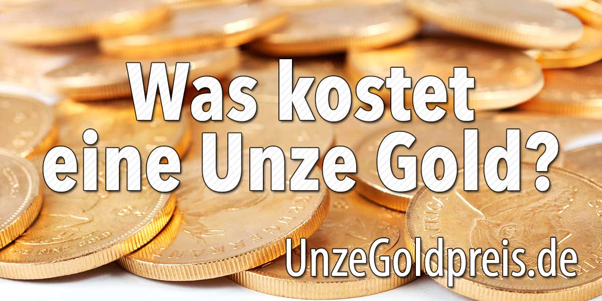 Was kostet eine Unze Gold?